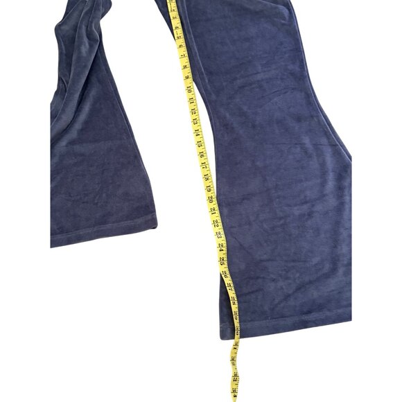 Aerie Womens Navy Velour Flared Lounge Pants Large - Picture 8 of 16